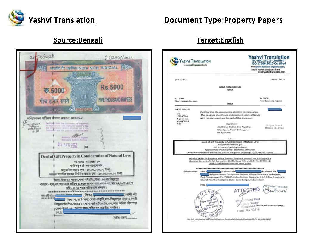 apostille document in india