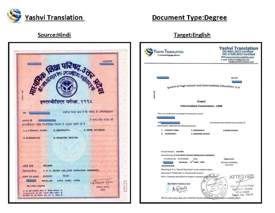 apostille document in india