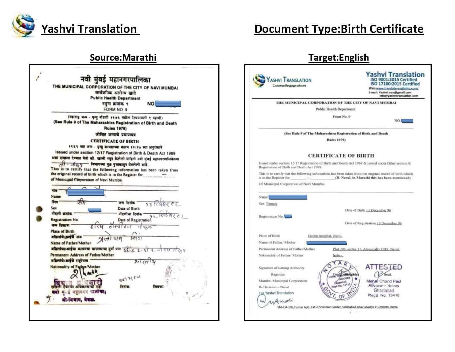 apostille document in india